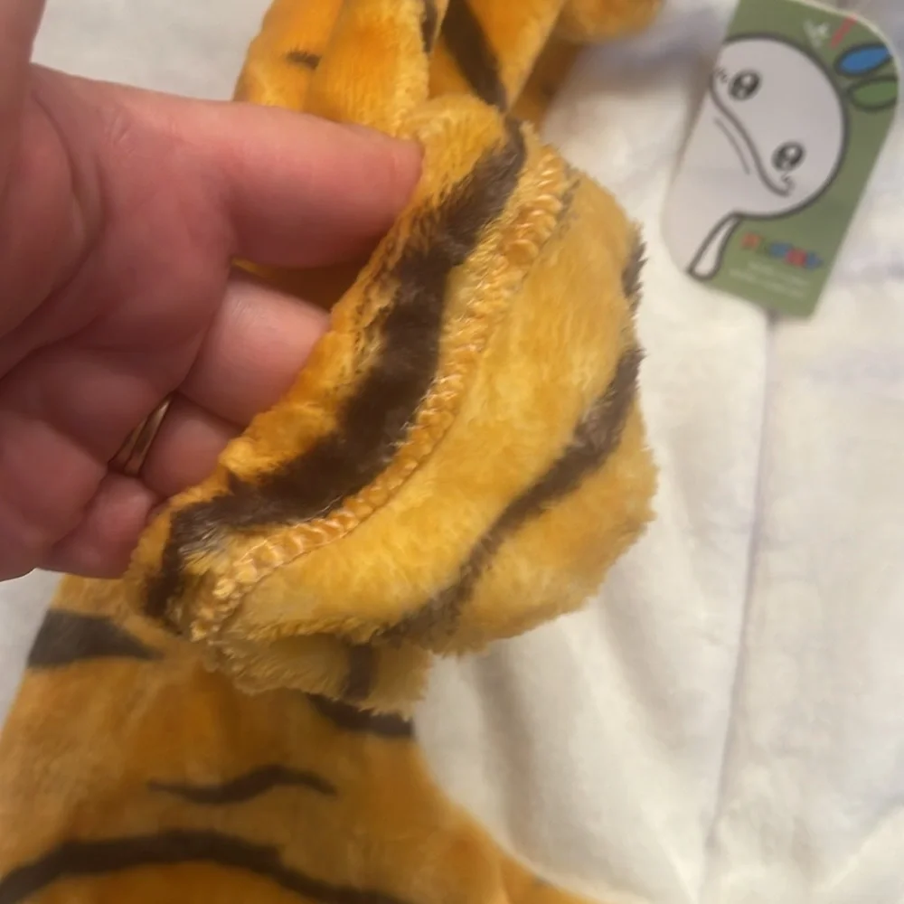 Tiger Striped Baby Onesie Costume super soft nwt 110 or size 4